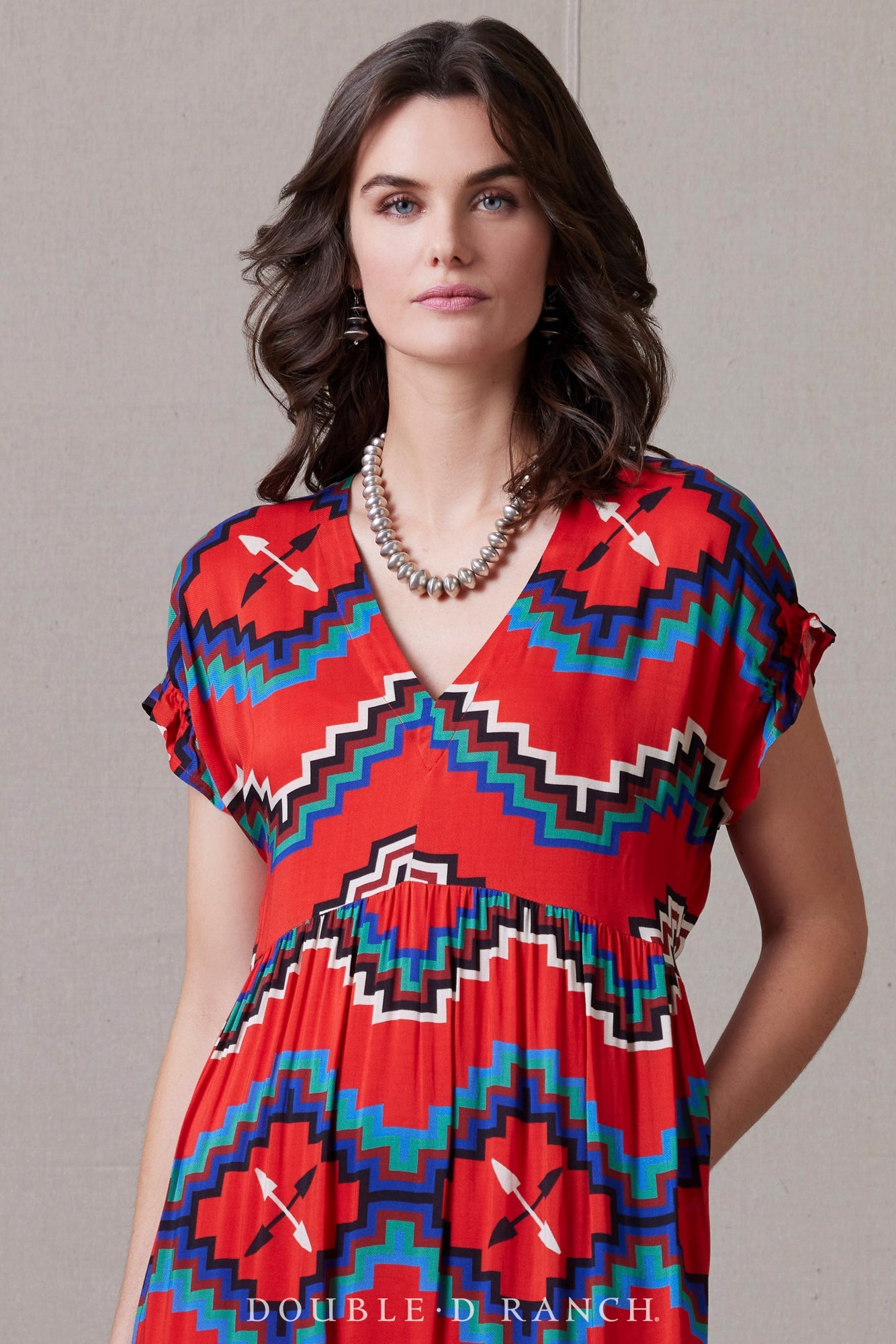 Double D Fire Weaver Maxi Dress