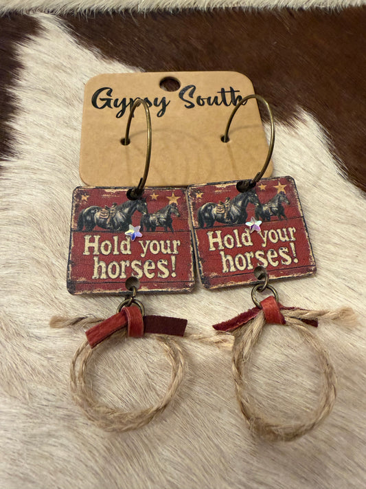 Hold Your Horses Earrings
