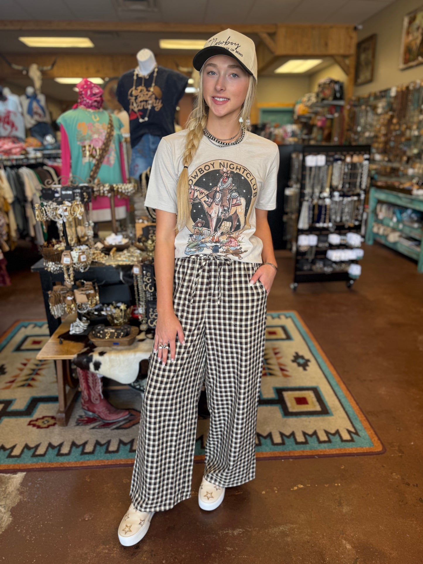 GINGHAM PANT