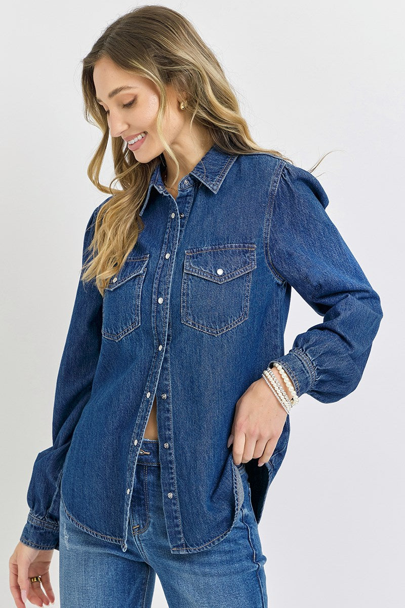 Risen Denim Top