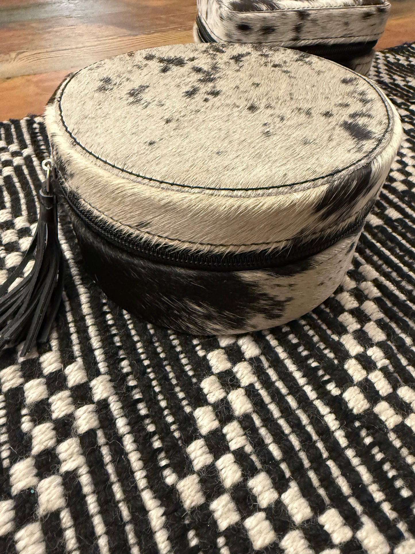 Cowhide Jewelry Box
