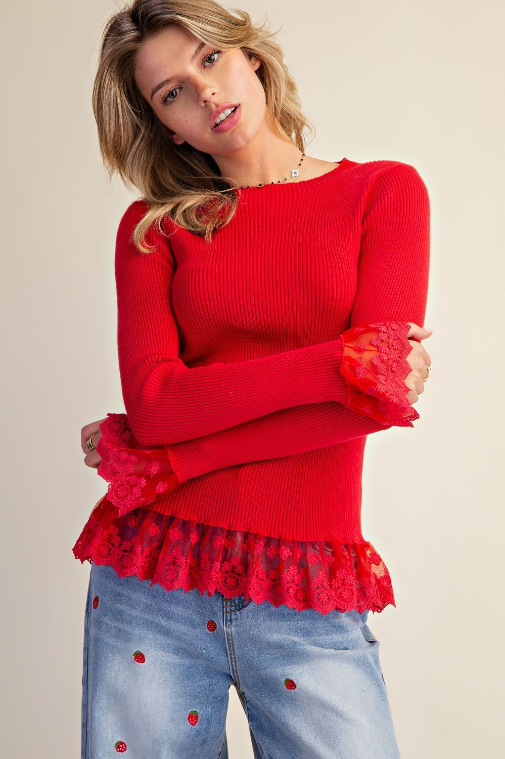 Lacey Lace Top