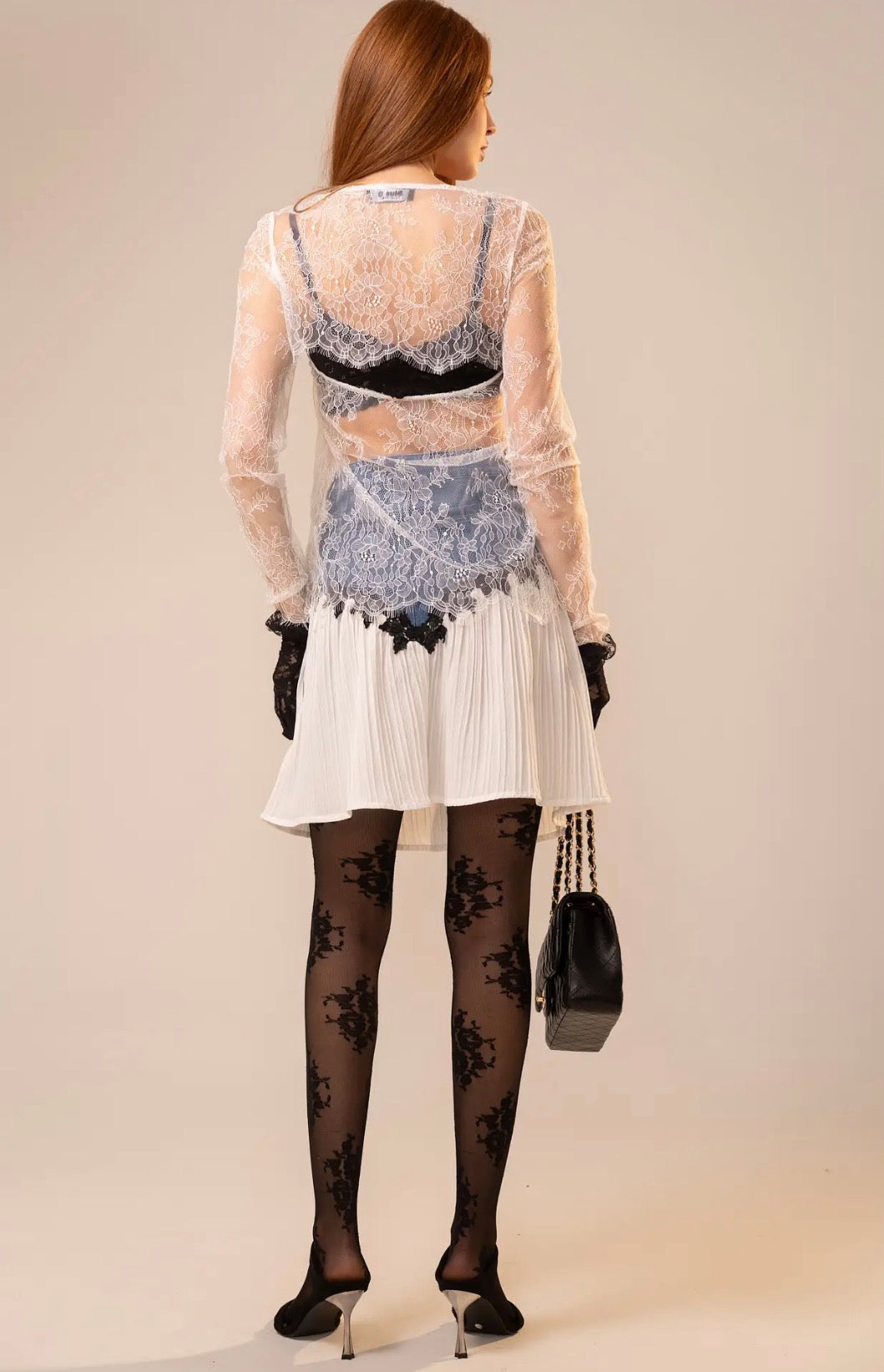 Long Sleeve Lace Tunic