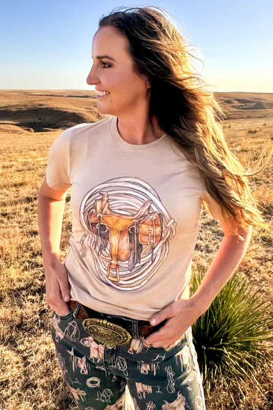 SADDLE ROOM TEE
