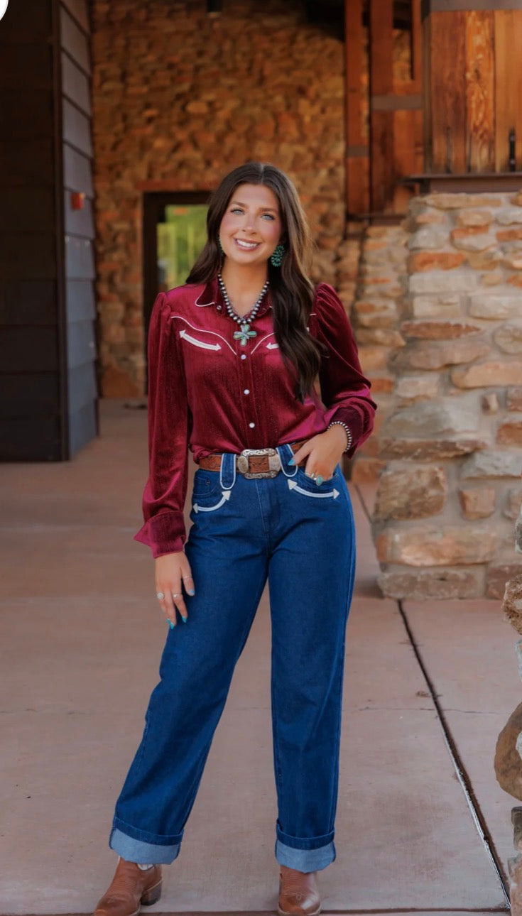 Smiley Denim Jeans