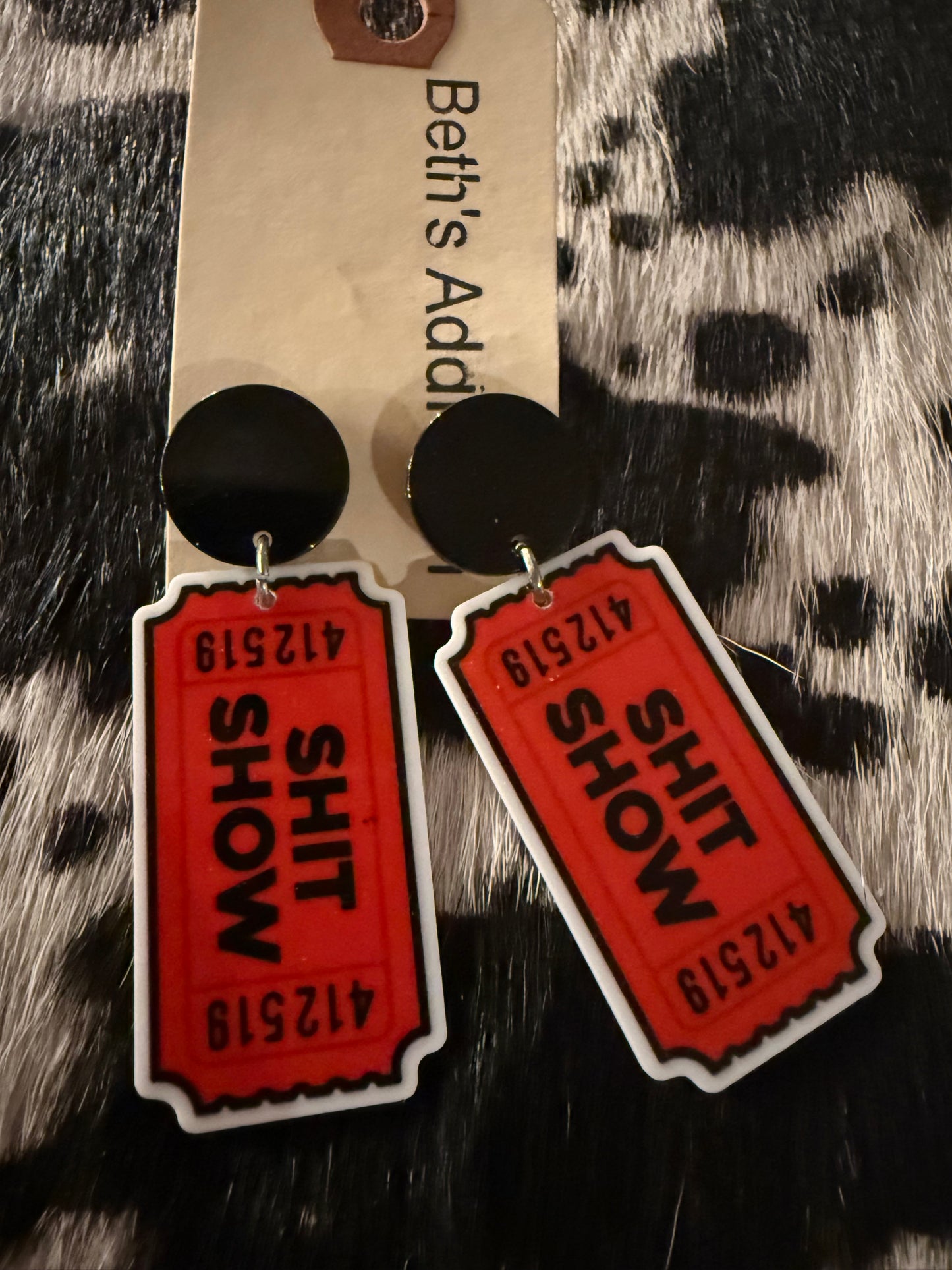 Welcome To The Shit Show Earrings