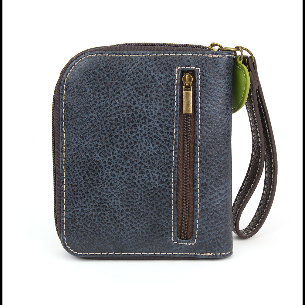 ZIP AROUND WALLET - CARDINAL•