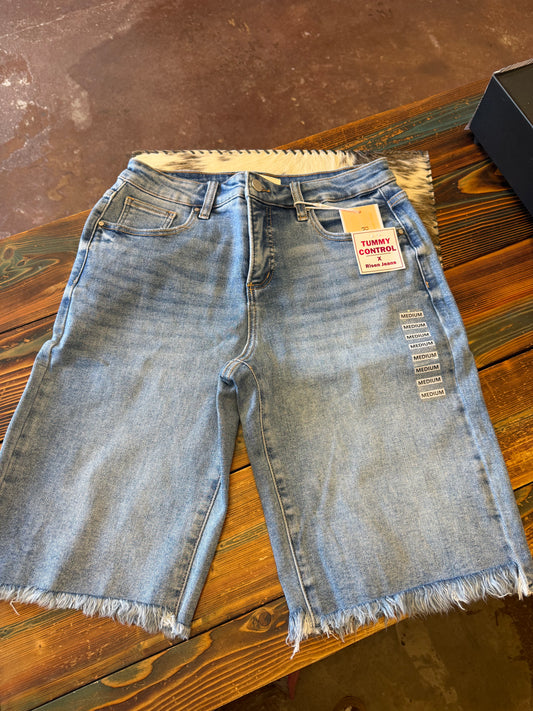 Risen Tummy Control Slouchy Bermuda Shorts