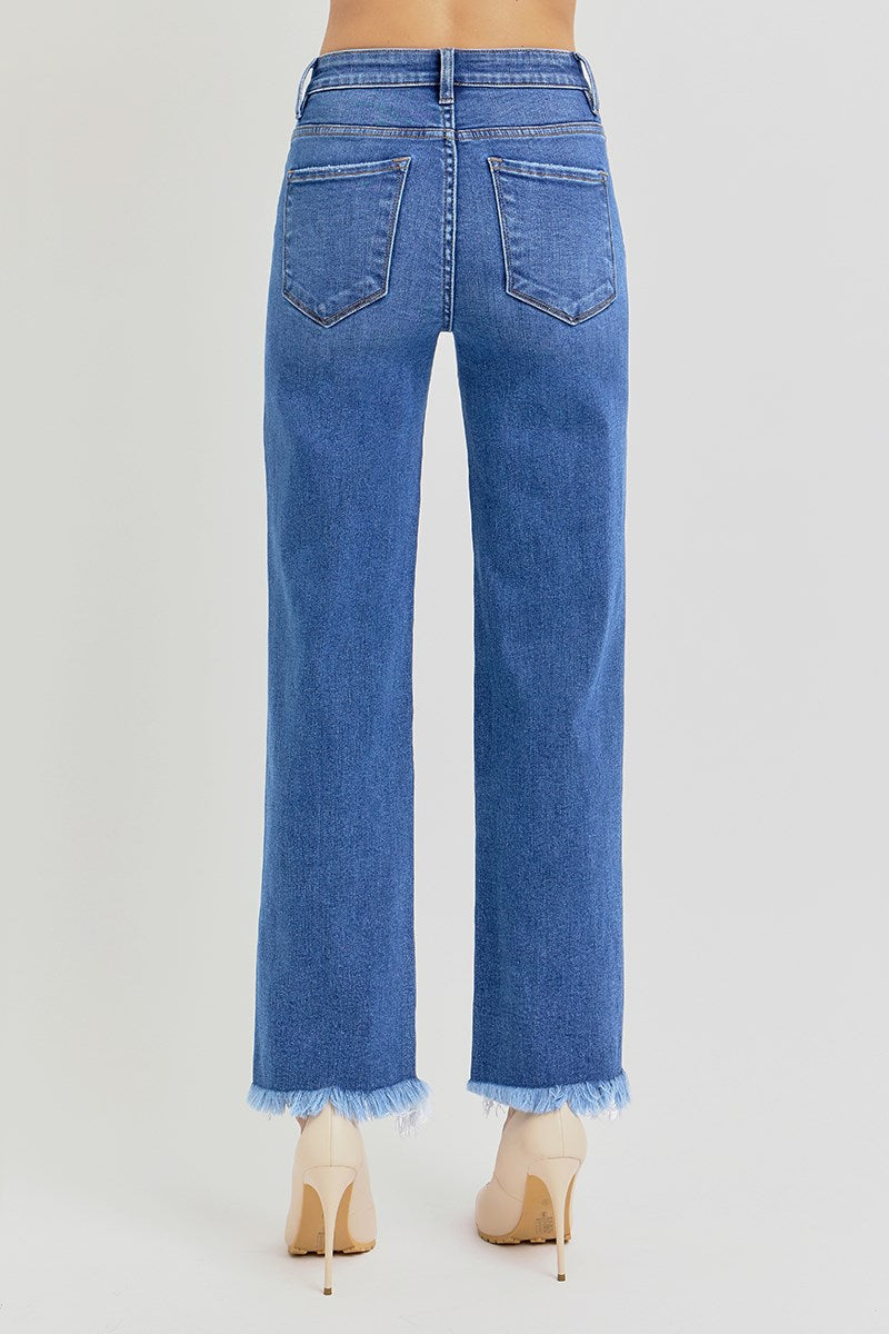 Risen Tummy Control Straight Jeans