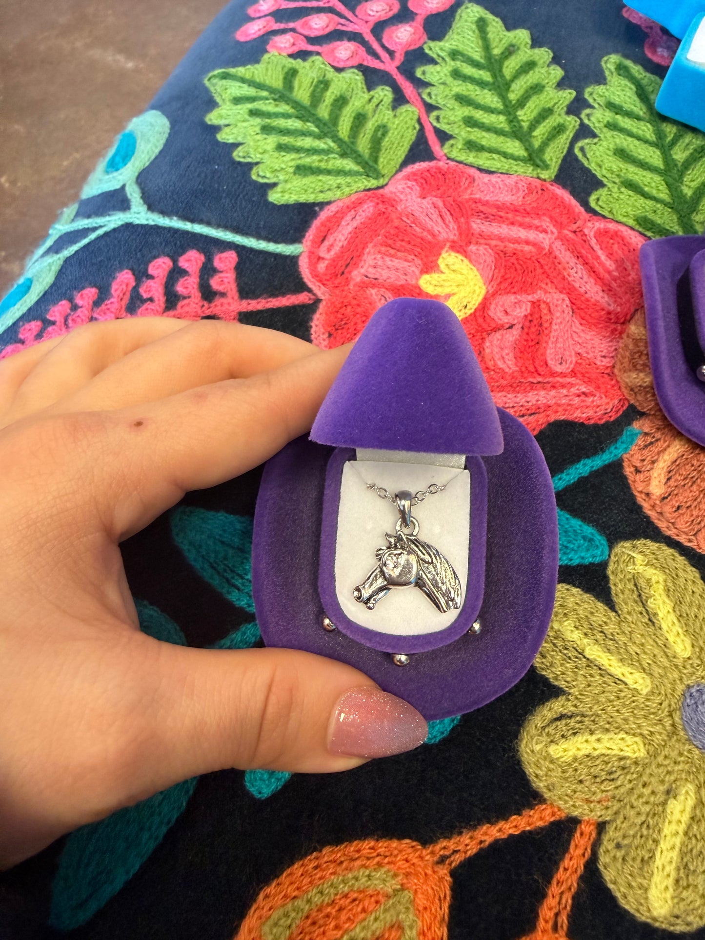 AWST Horse Head Necklace/Earrings