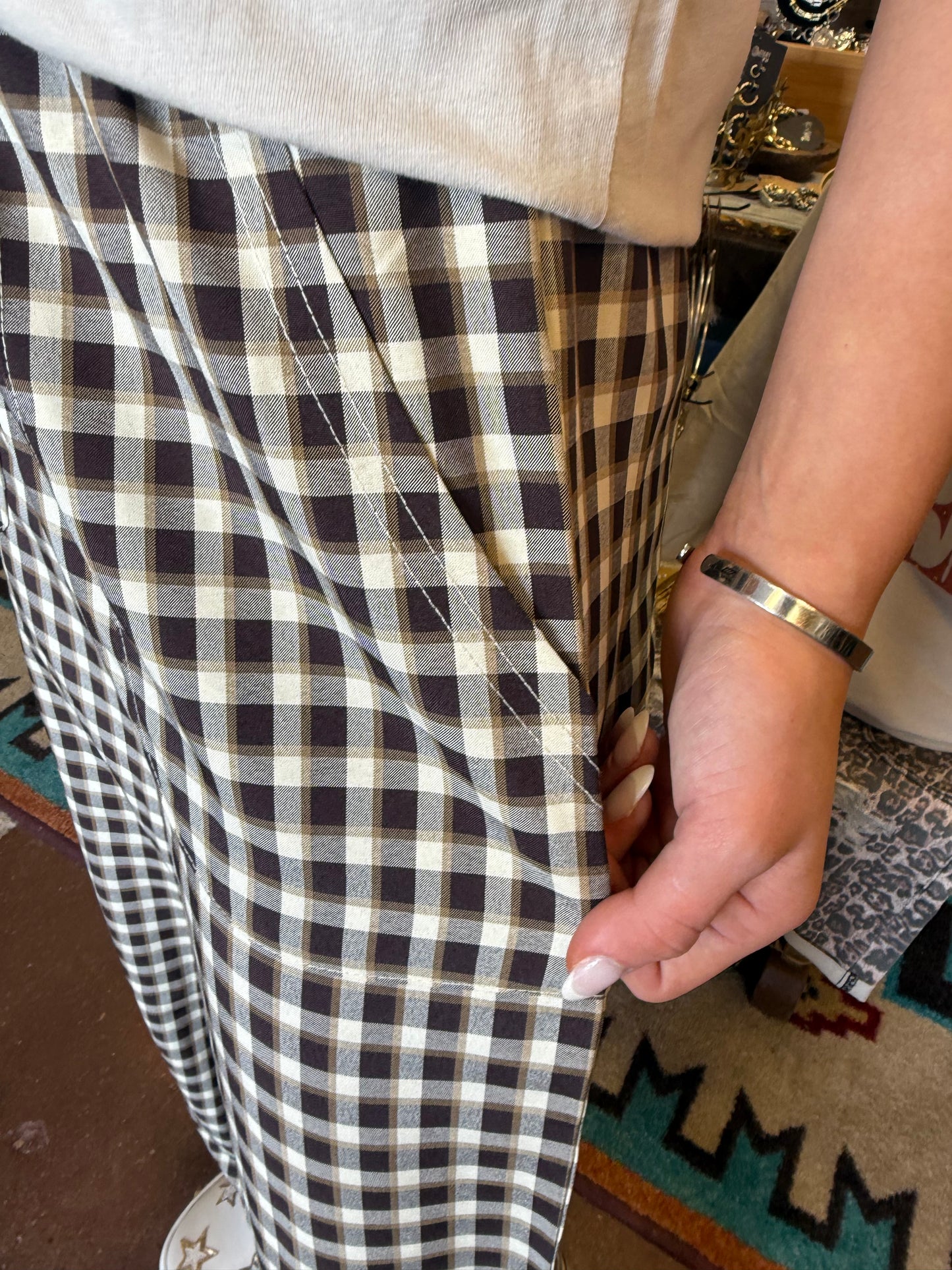 GINGHAM PANT