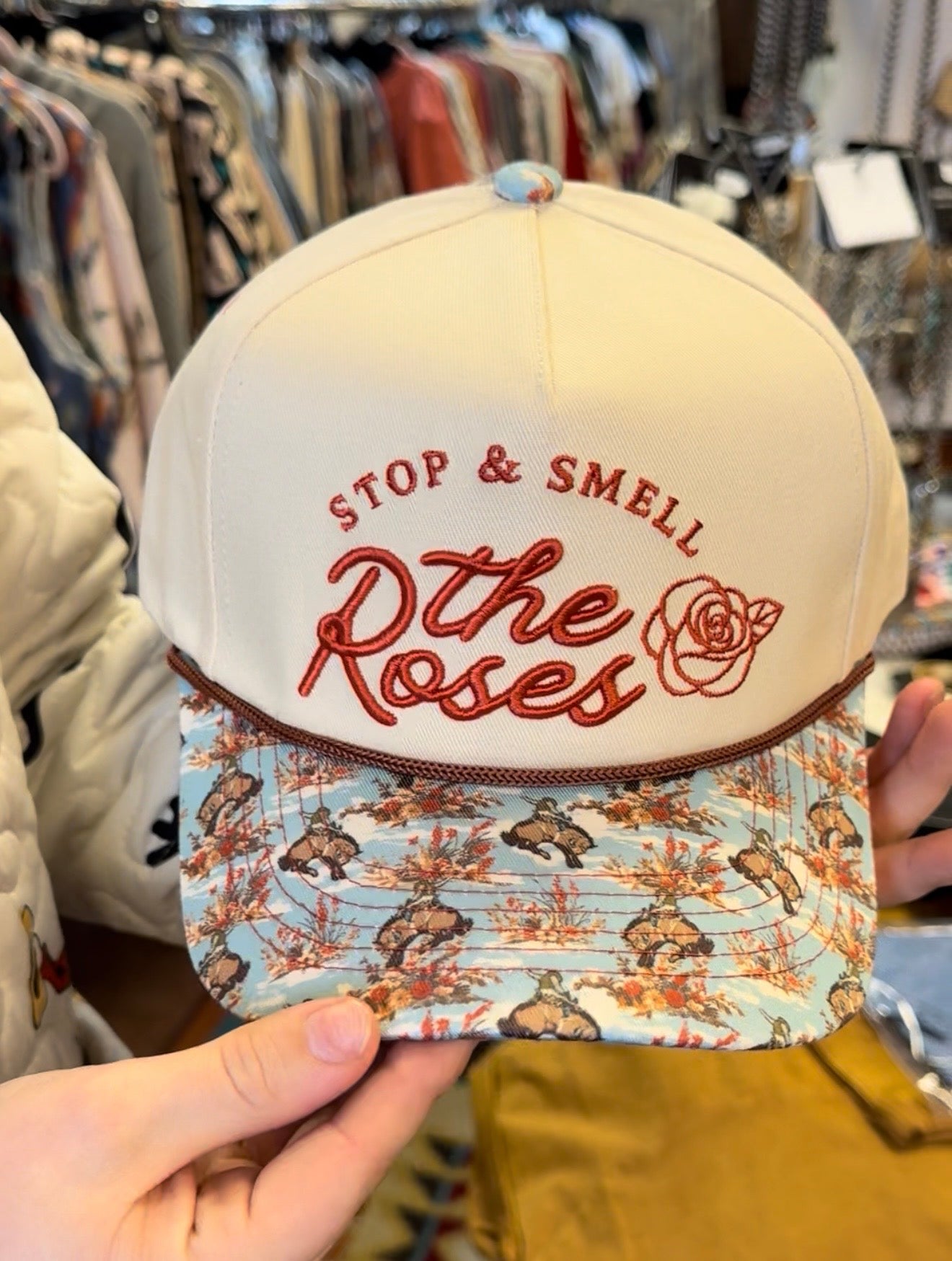 Smell the Roses Canvas Cap