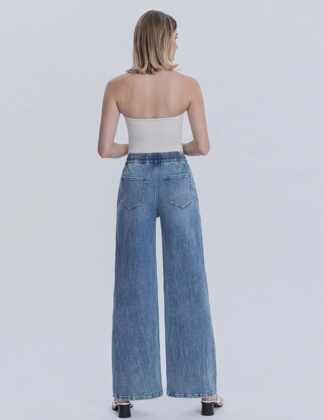 FLYING MONKEY DRAWSTRING JEANS