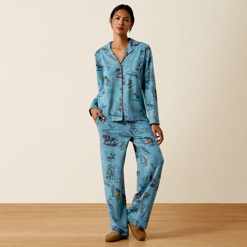 Retro Rodeo Pajama Set