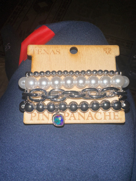 Pearl & Shiny Bead Stack