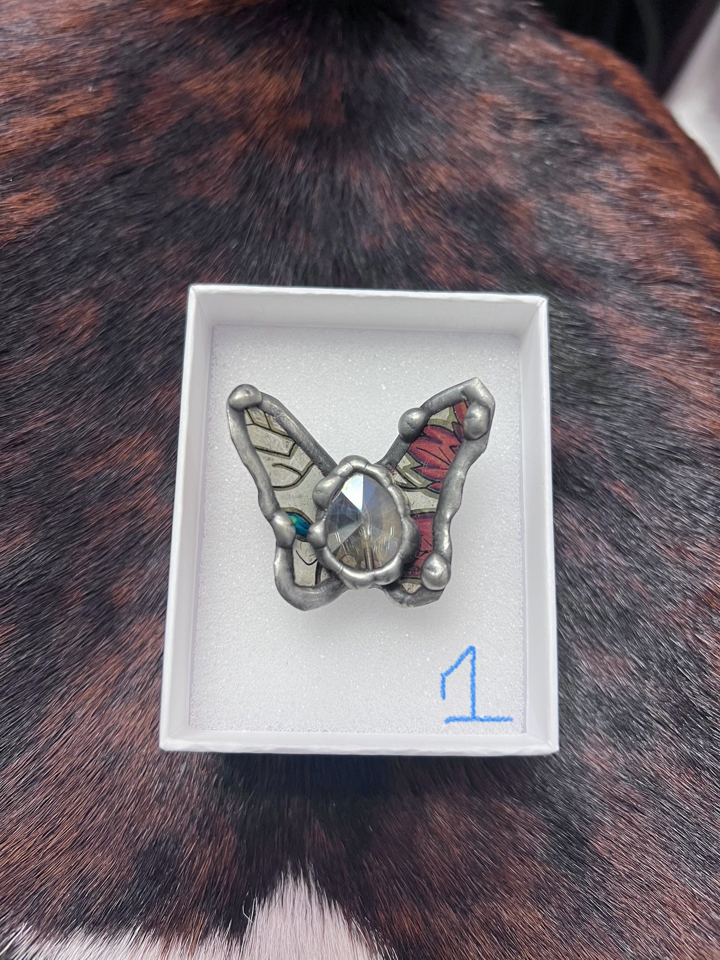 Art by Amy Butterfly Rings