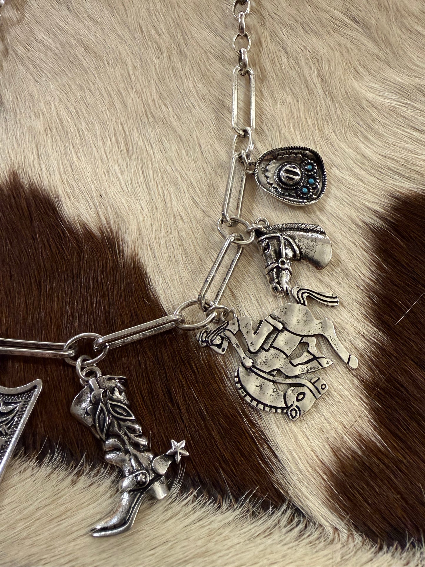 Buck ‘Em Rodeo Charm Necklace