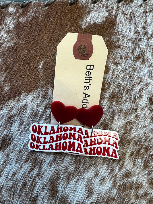 Beth’s Addiction State Earrings