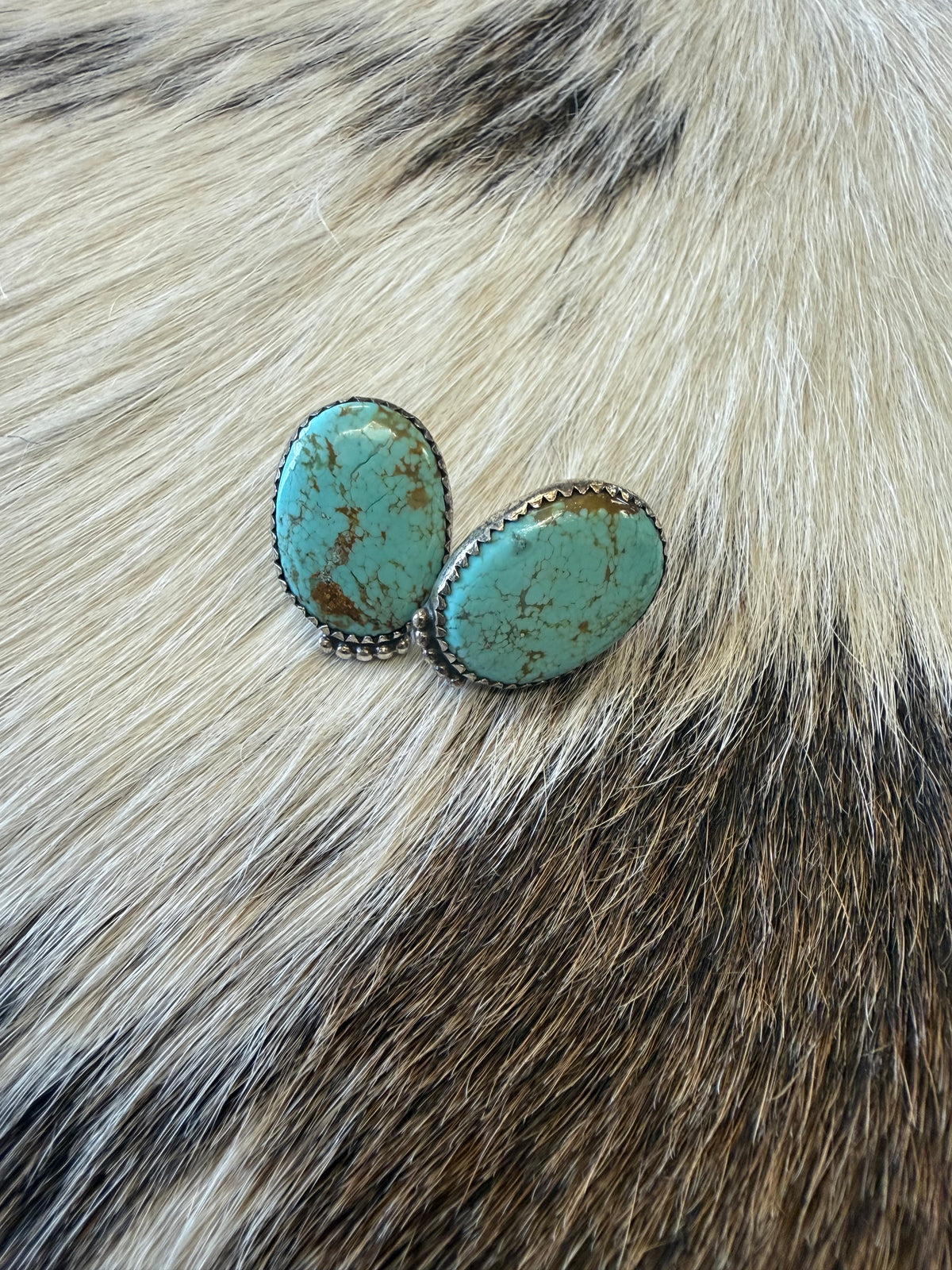 Desert Sky Turquoise Stud Earring