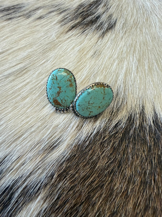 Desert Sky Turquoise Stud Earring