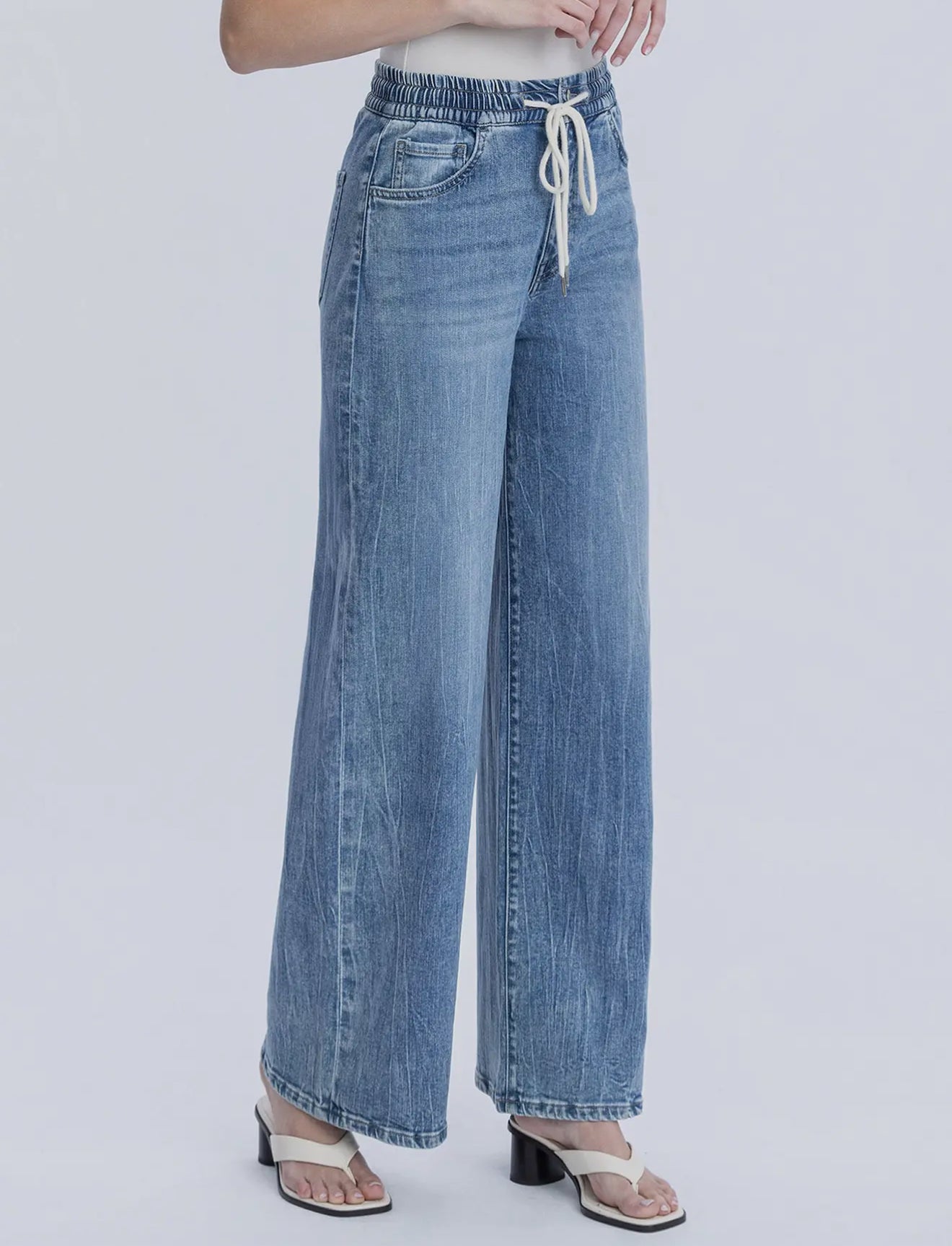 FLYING MONKEY DRAWSTRING JEANS