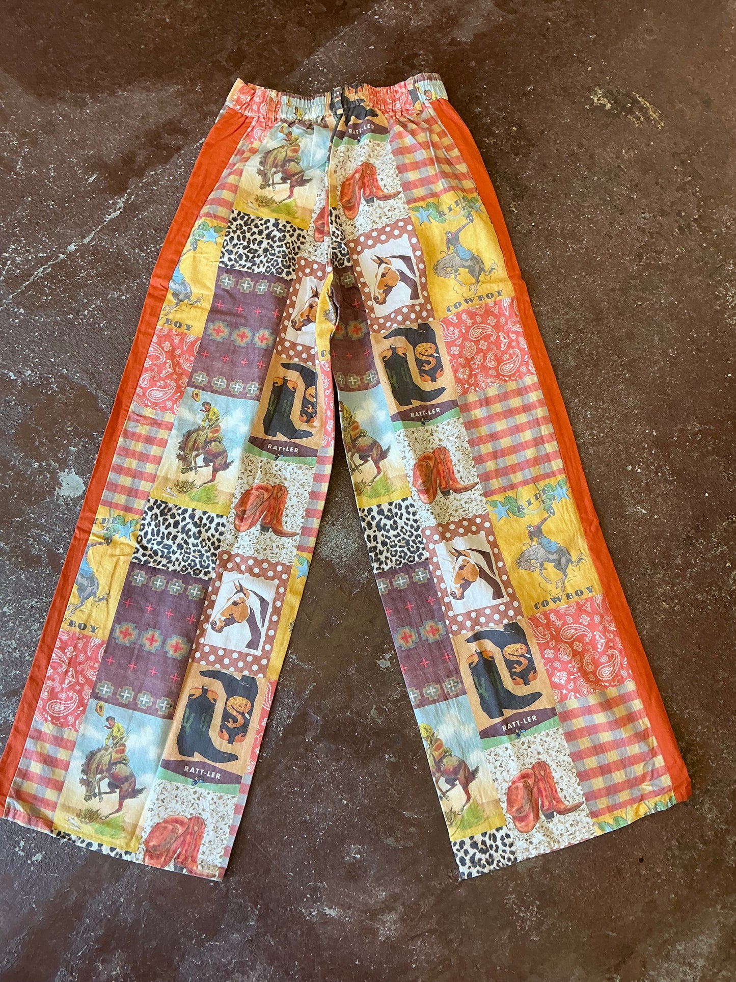 Cowboy collage trouser pack