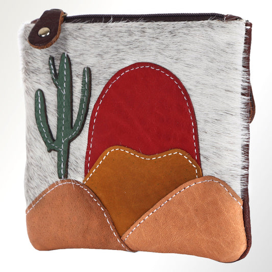 Hair-On Desert Cactus 🌵 Coin Purse