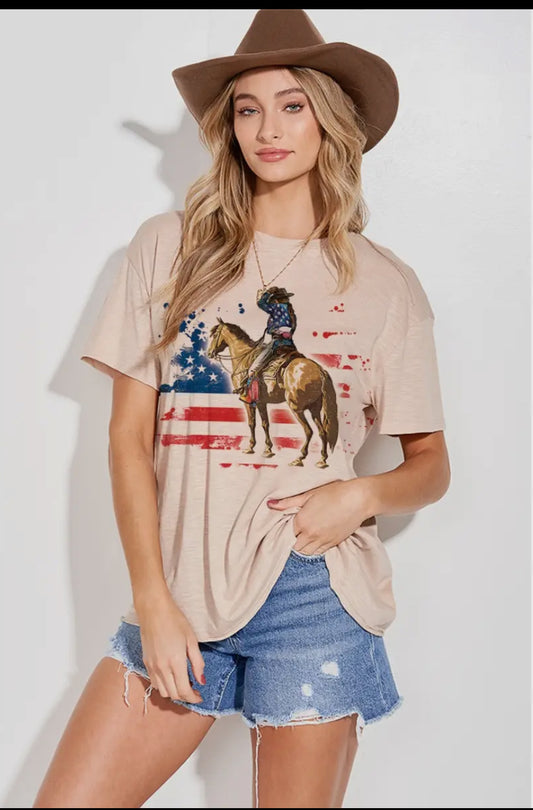 American Cowboy Fringe Top