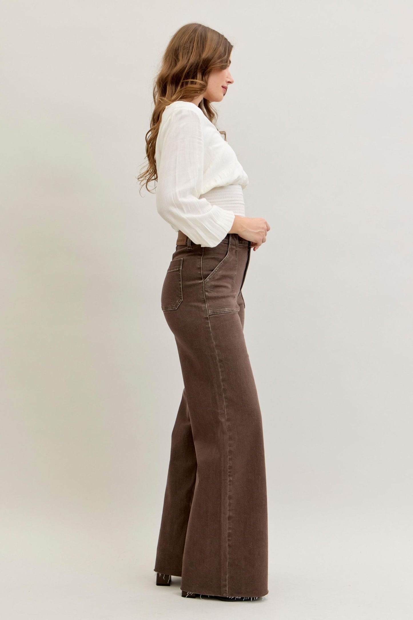 Judy Blue HW Retro Yarn Dyed Pocket Jeans