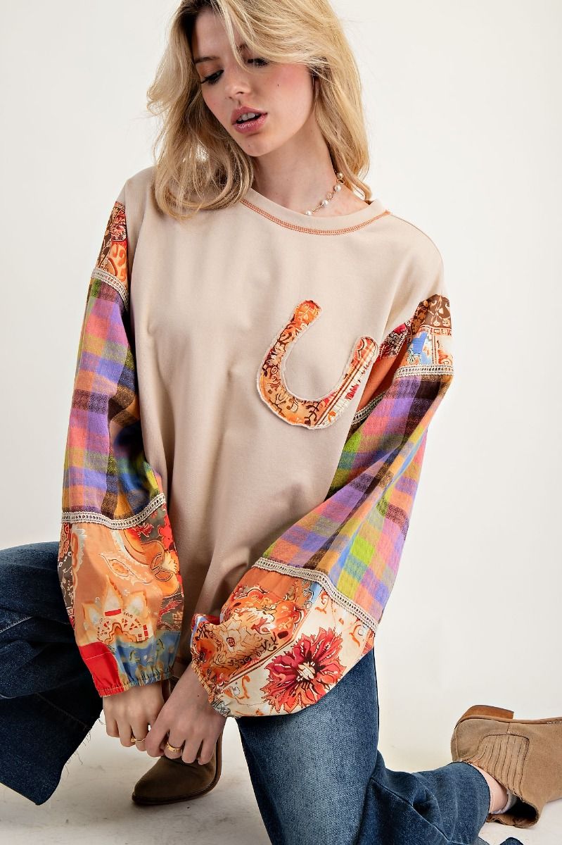 Patchwork Horseshoe Top