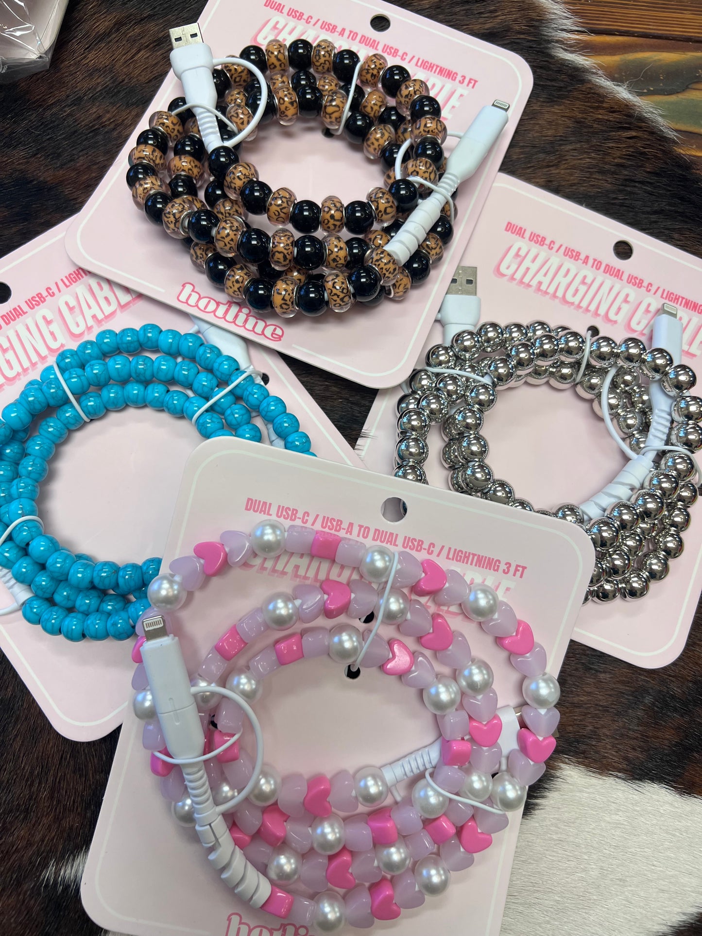 Beaded Phone Chargers