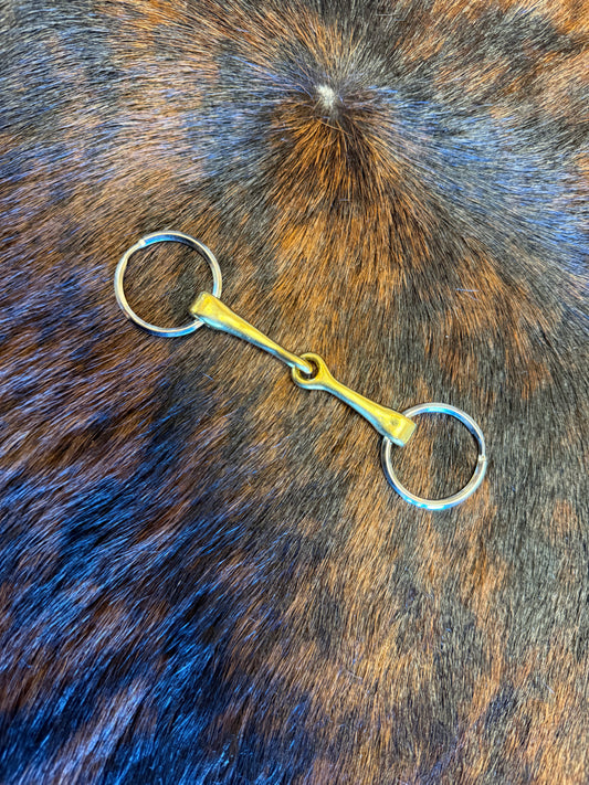 Straight Snaffle Bit Keychain