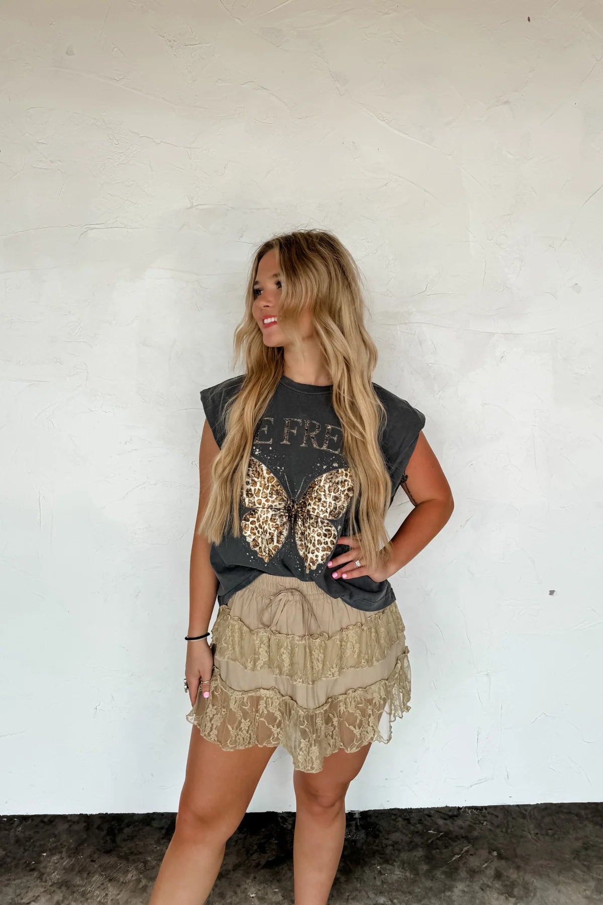 BE FREE BUTTERFLY TEE