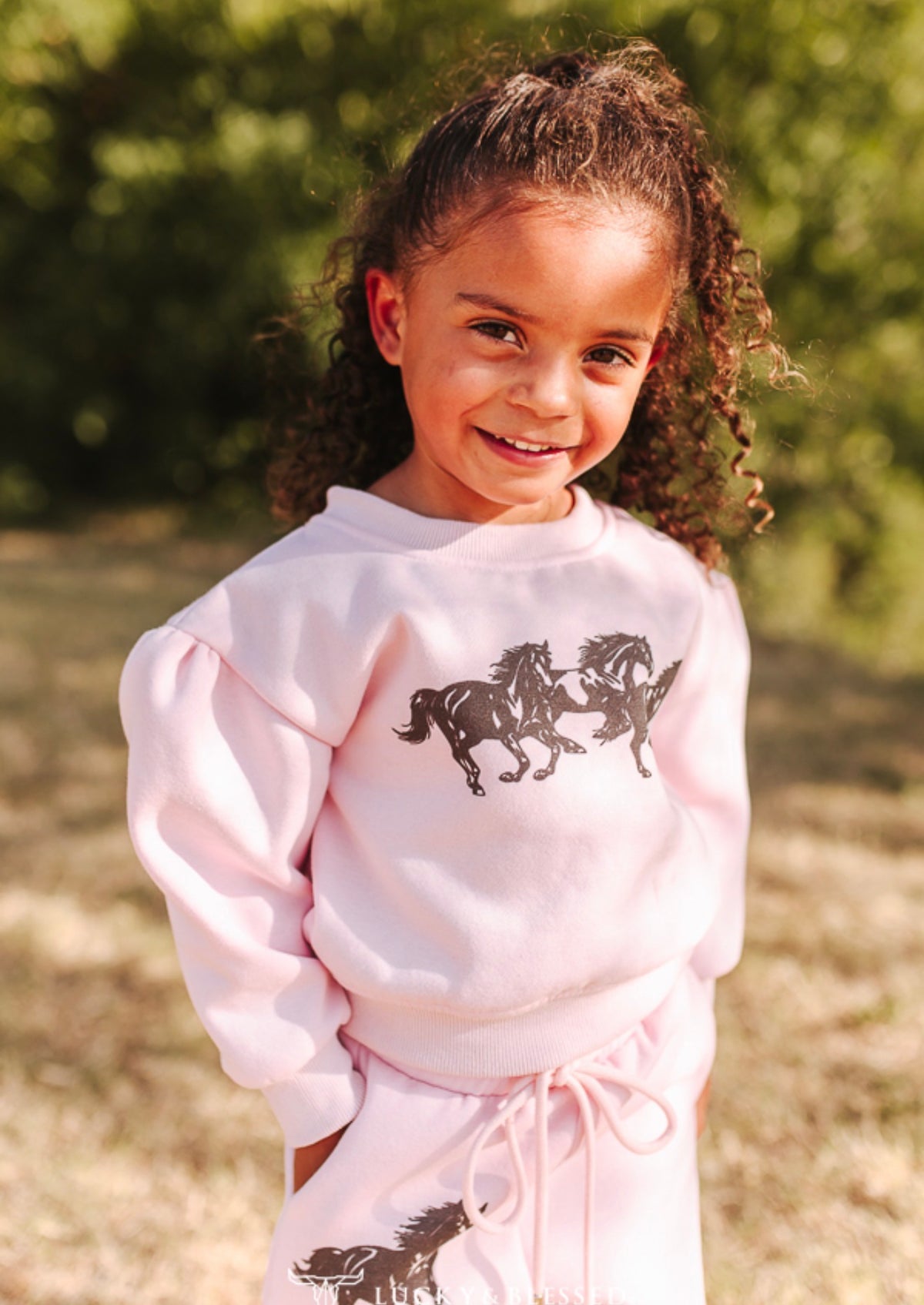 Pink Cowgirl Jogger Set