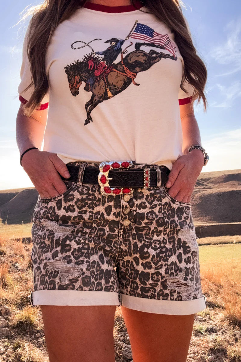 TENNESSEE WALKING SHORTS - CHEETAH