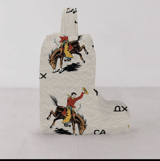 Quilted Baby Boot Bag