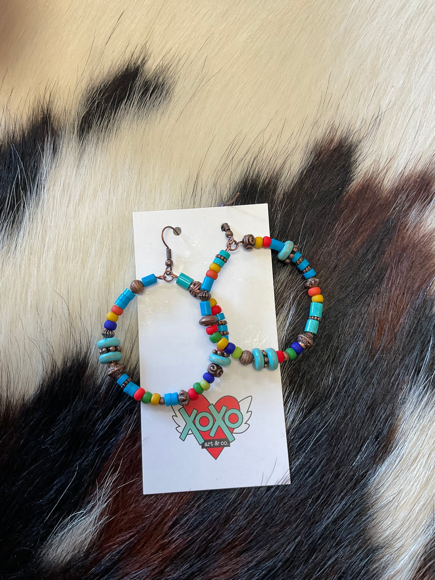 XOXO Beaded Earrings
