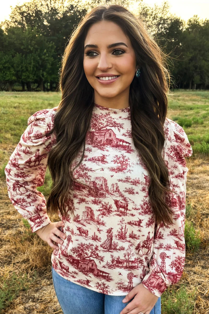 FRONTIER TOILE TOP