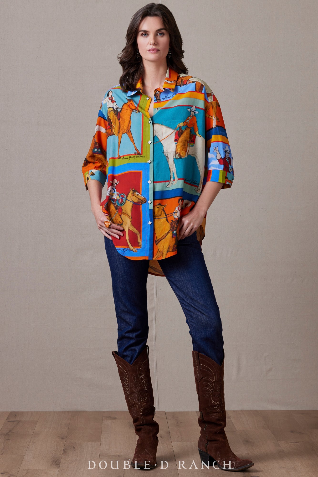 Double D Women of the Range Top