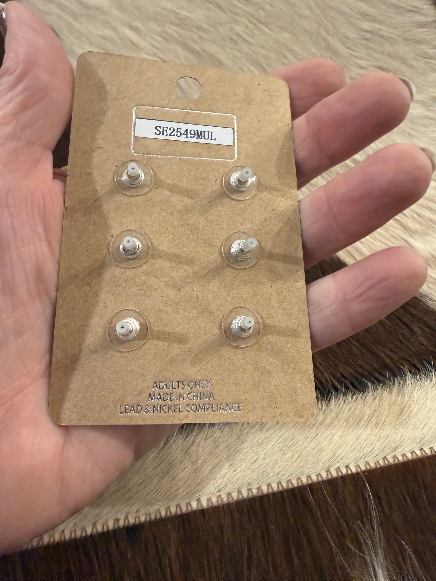 Triple Dice Earring Set