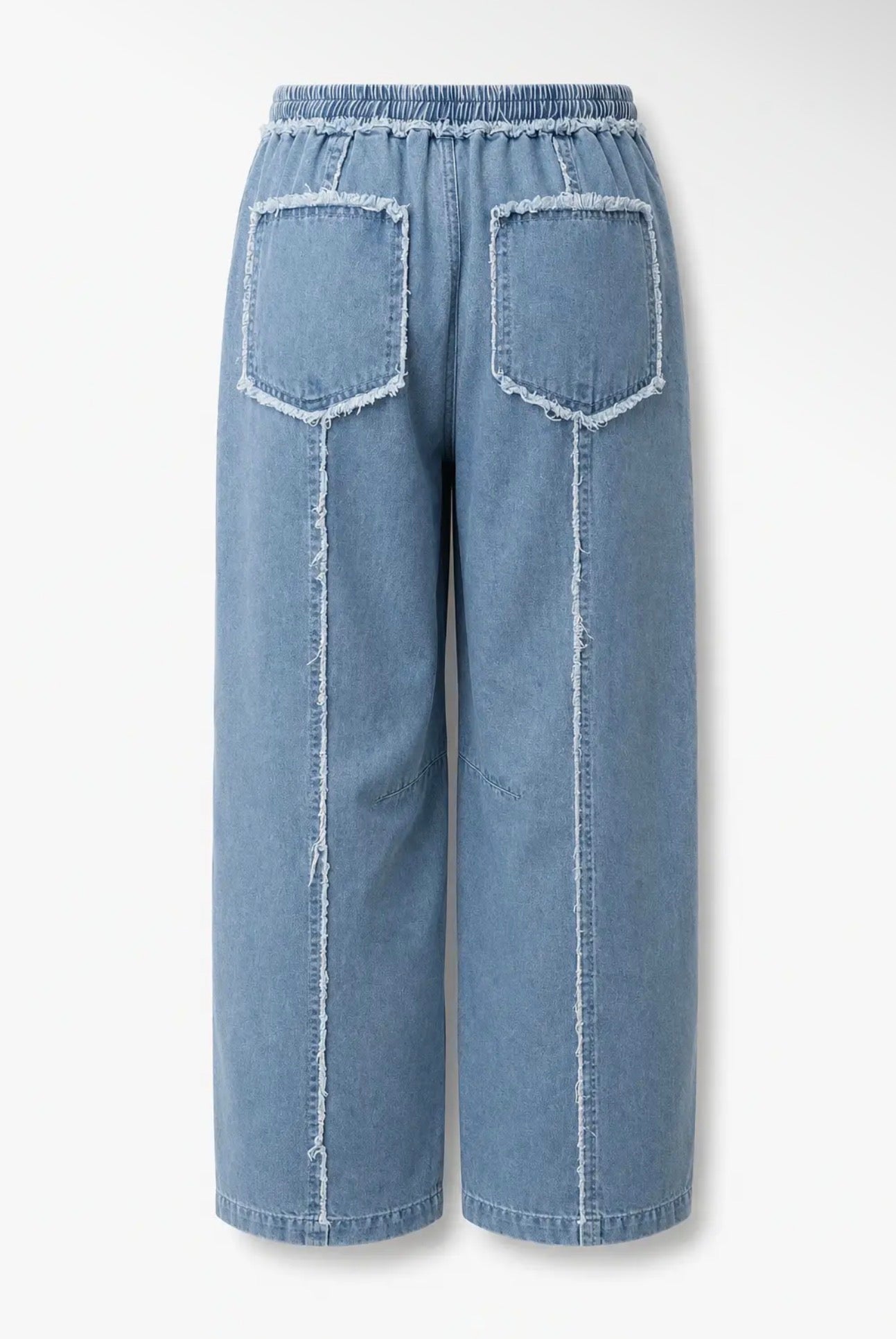 Western Embroidered Tie Waist Pants