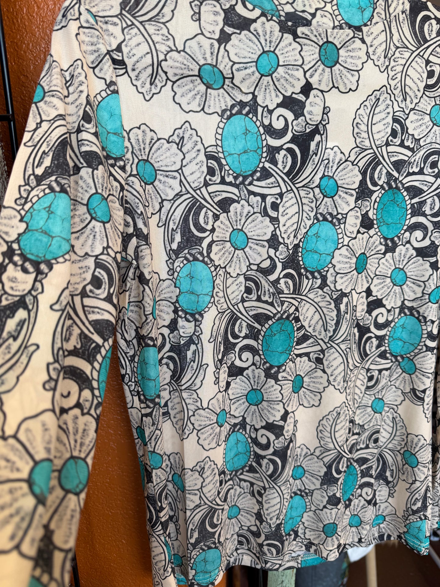 Tattoos On The Town Mesh Top