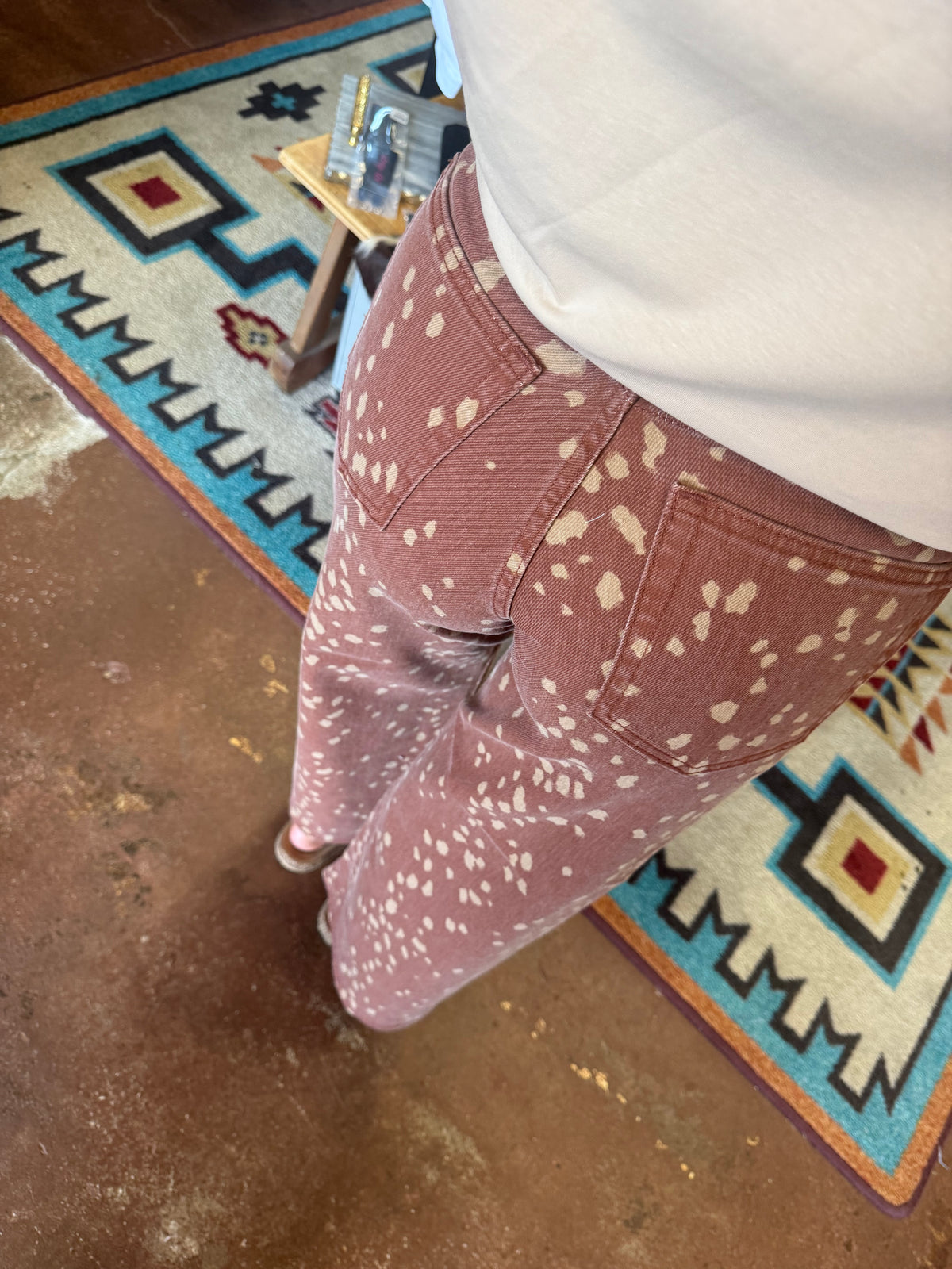 Deer Print Jeans