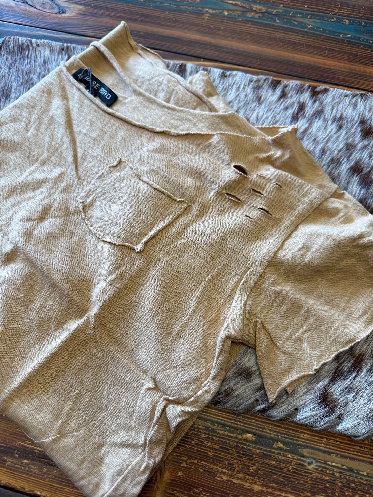 Rare Bird Rip Tattered Shirt