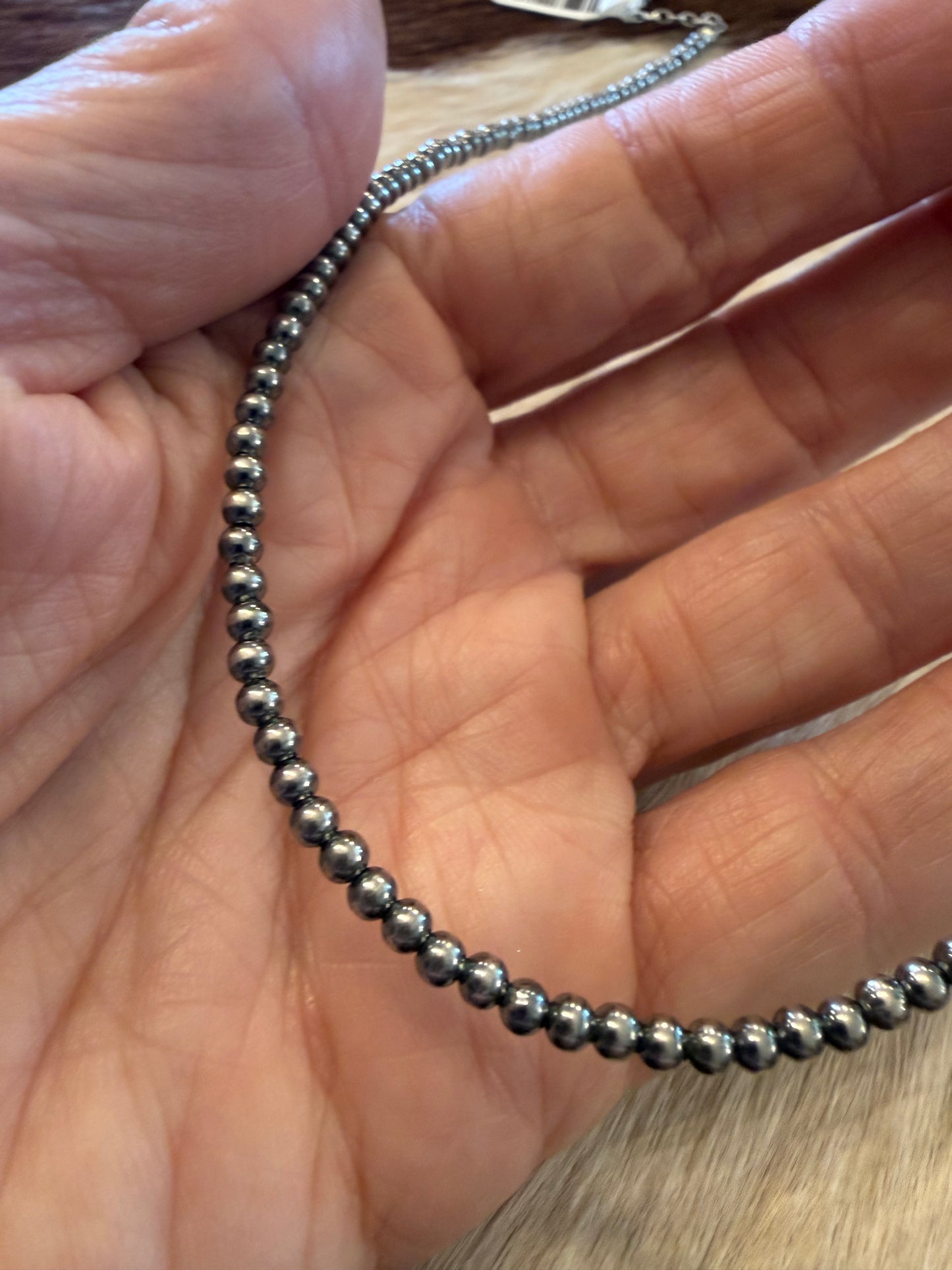 Rein Silver Pearls Necklace