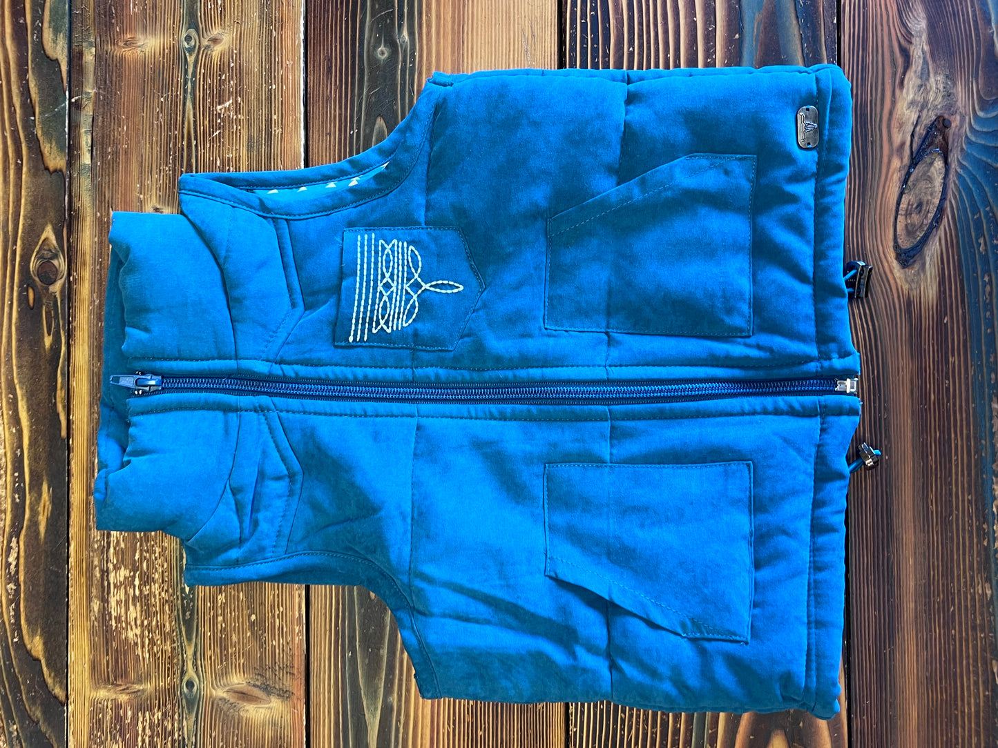 Girls Boot Stitch Puffer Vest
