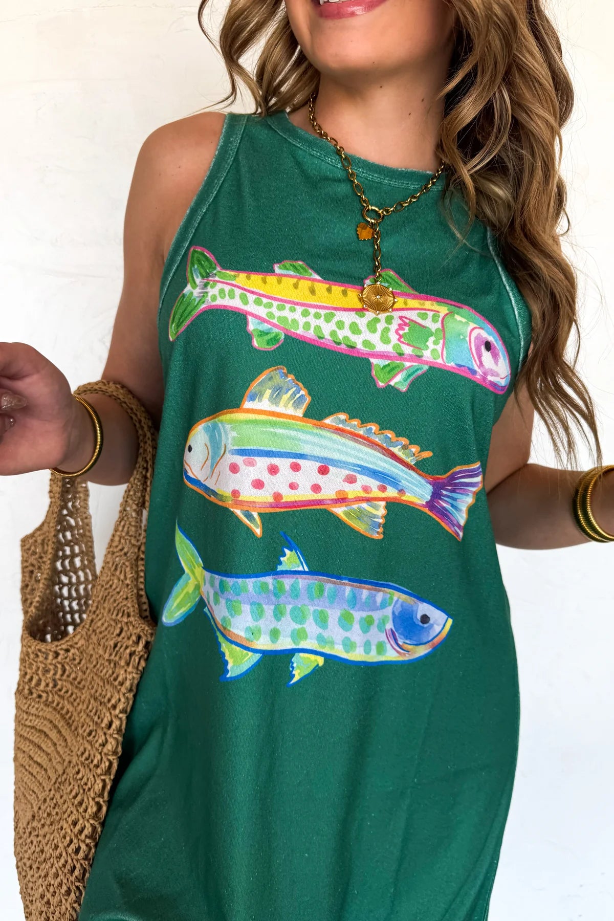 TROPIC LIKE IT'S HOT TERRY DRESS