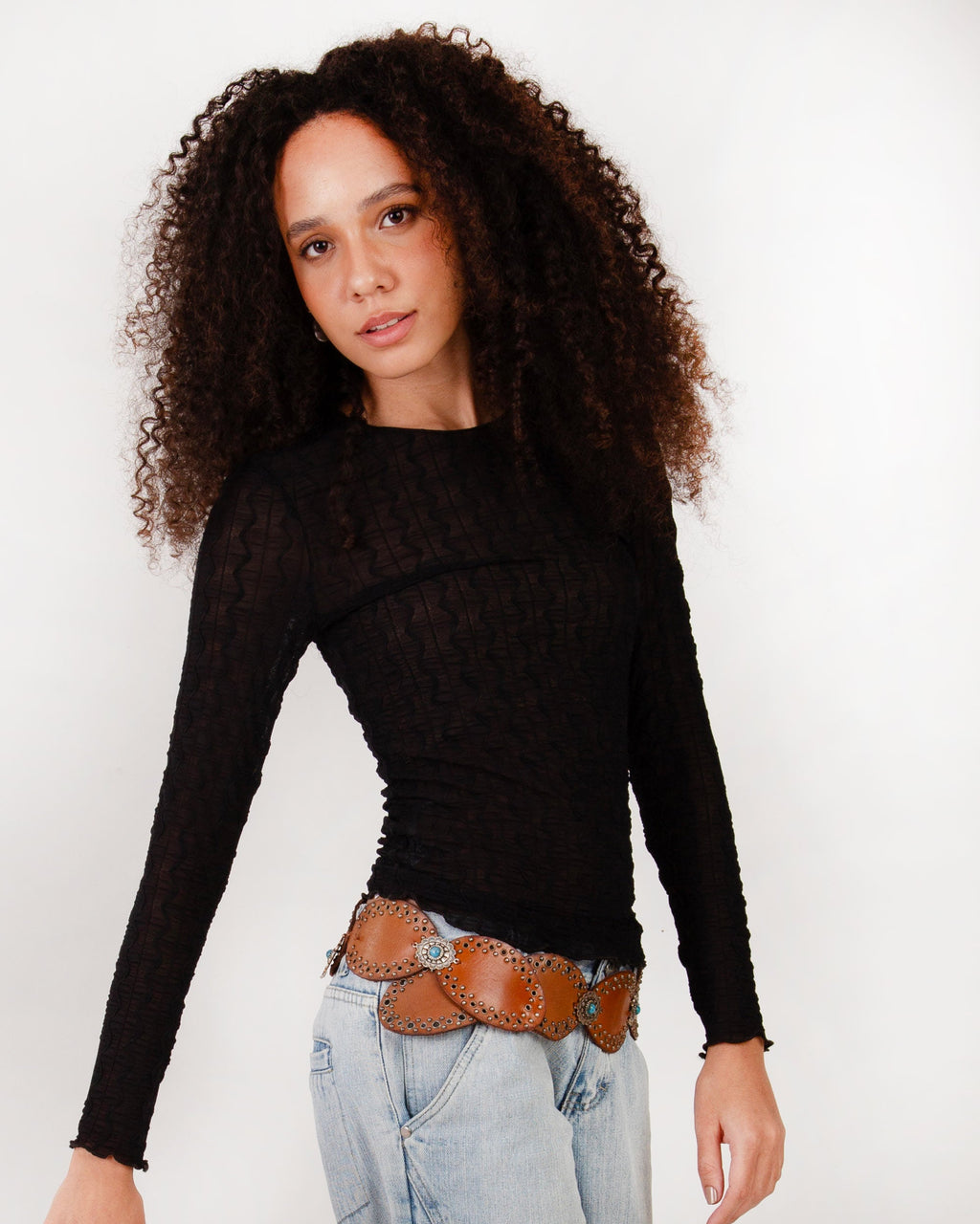 ALTA BUENA LEATHER BELT IN
CALFSKIN