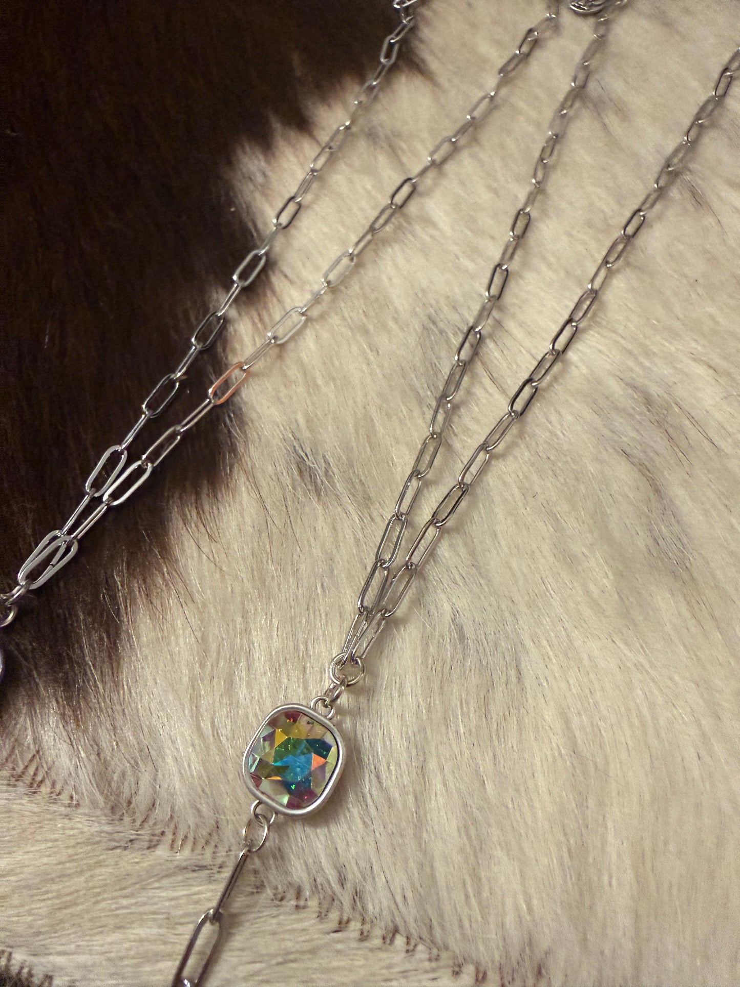 Crystal Pearl Necklace