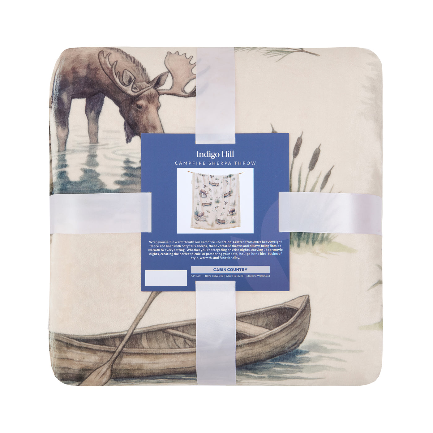 Cabin Country Campfire Sherpa
Throw